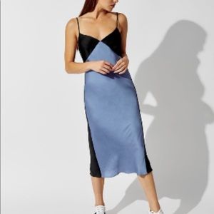 Carbon38 stretch midi dress